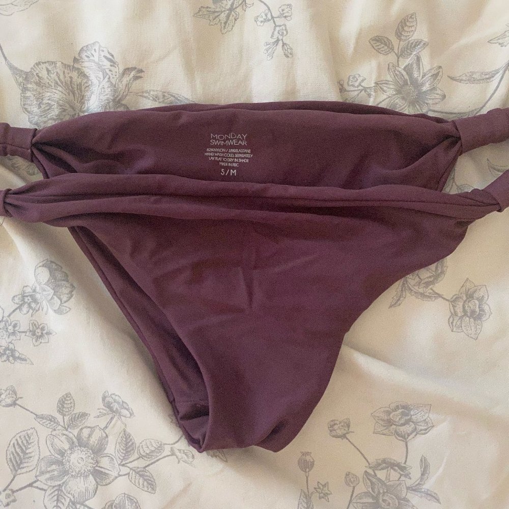 Monday Swimwear Tulum bottom - RARE purple